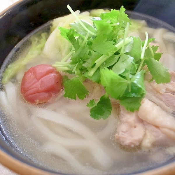 鶏だしうどん