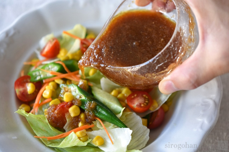 季節限定 濃厚新玉ドレッシング