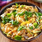 きのこと卵のスープ