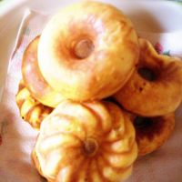 ねこくまドーナツ型で作る♪かぼちゃの焼きドーナツ