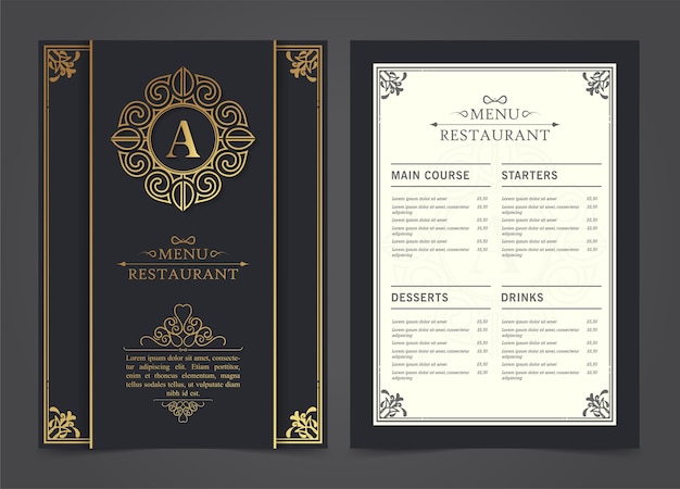 レストラン カフェ メニュー、デザイン テンプレートのイラスト素材・ベクター Image 38635779