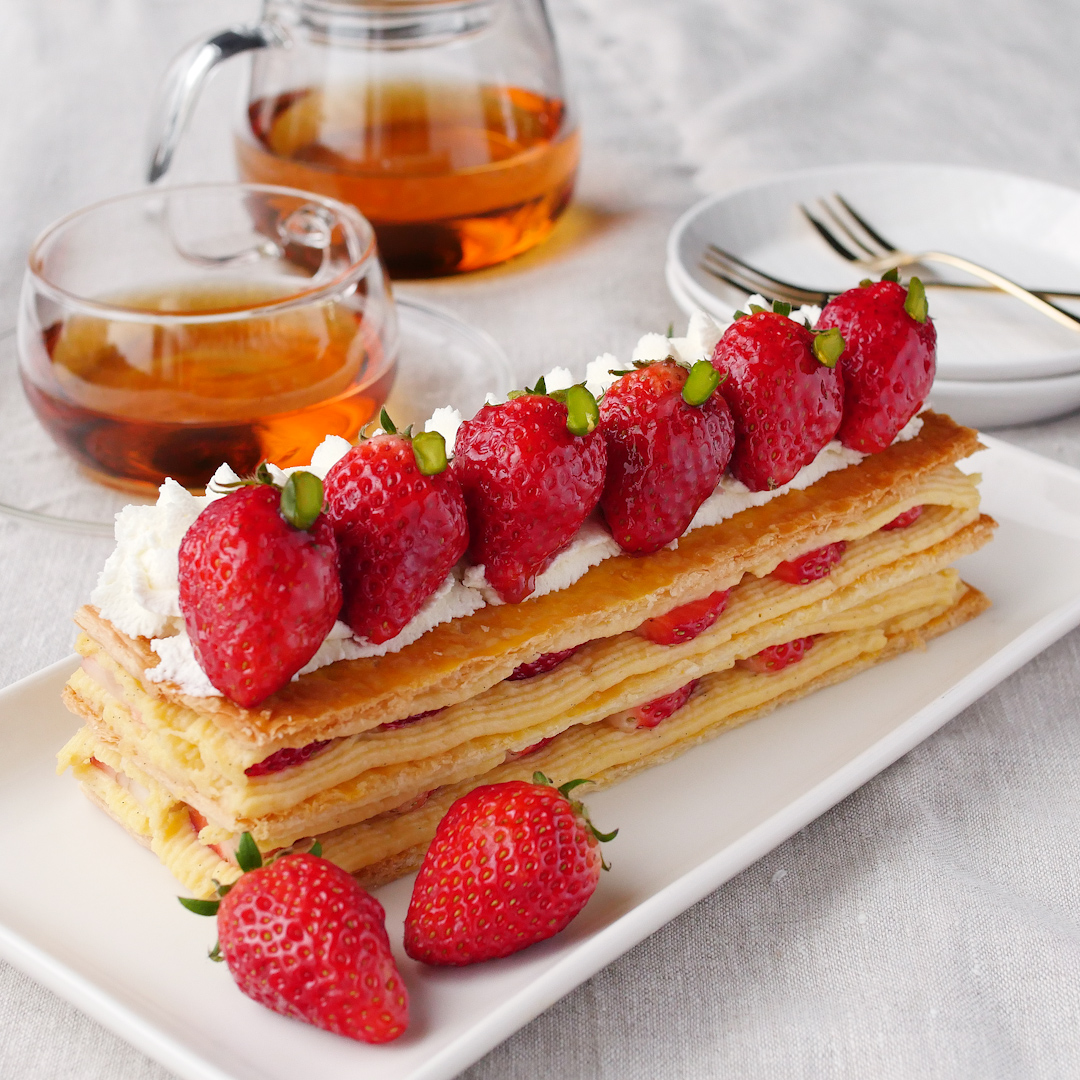 いちごのミルフィーユ