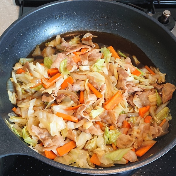 簡単で美味しい⭐甘めな味付けの野菜炒め
