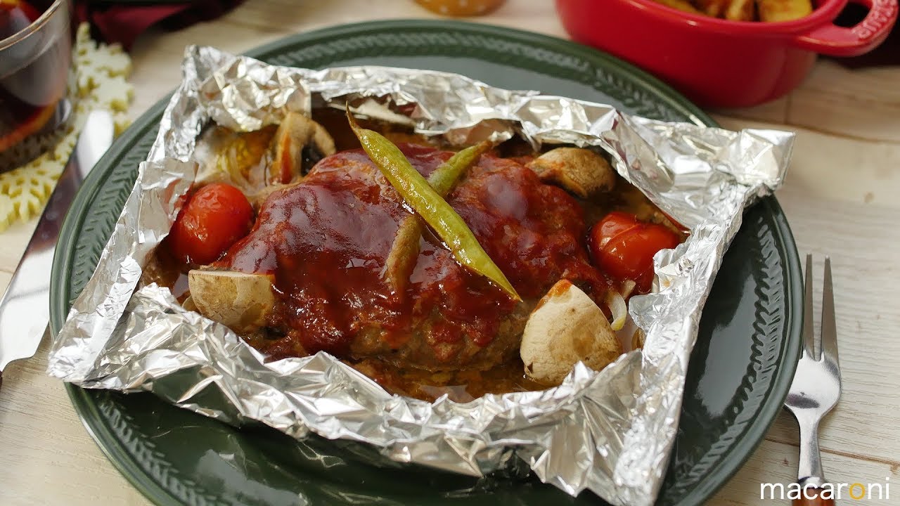 @tastyjapan 👈他のレシピもチェック！,膨らんで面白い ホイルで簡単包みハンバーグ,レシピが知りたい方はプロフィールのリンクをクリックしてね♪, ===, ㅤㅤㅤㅤㅤㅤㅤㅤㅤㅤㅤㅤㅤ, Japanese Hamburg SteakCooked in Foil, Servings: 2, ㅤㅤㅤㅤㅤㅤㅤㅤㅤㅤㅤㅤㅤ, INGREDIENTS, A, 300g groundbeef