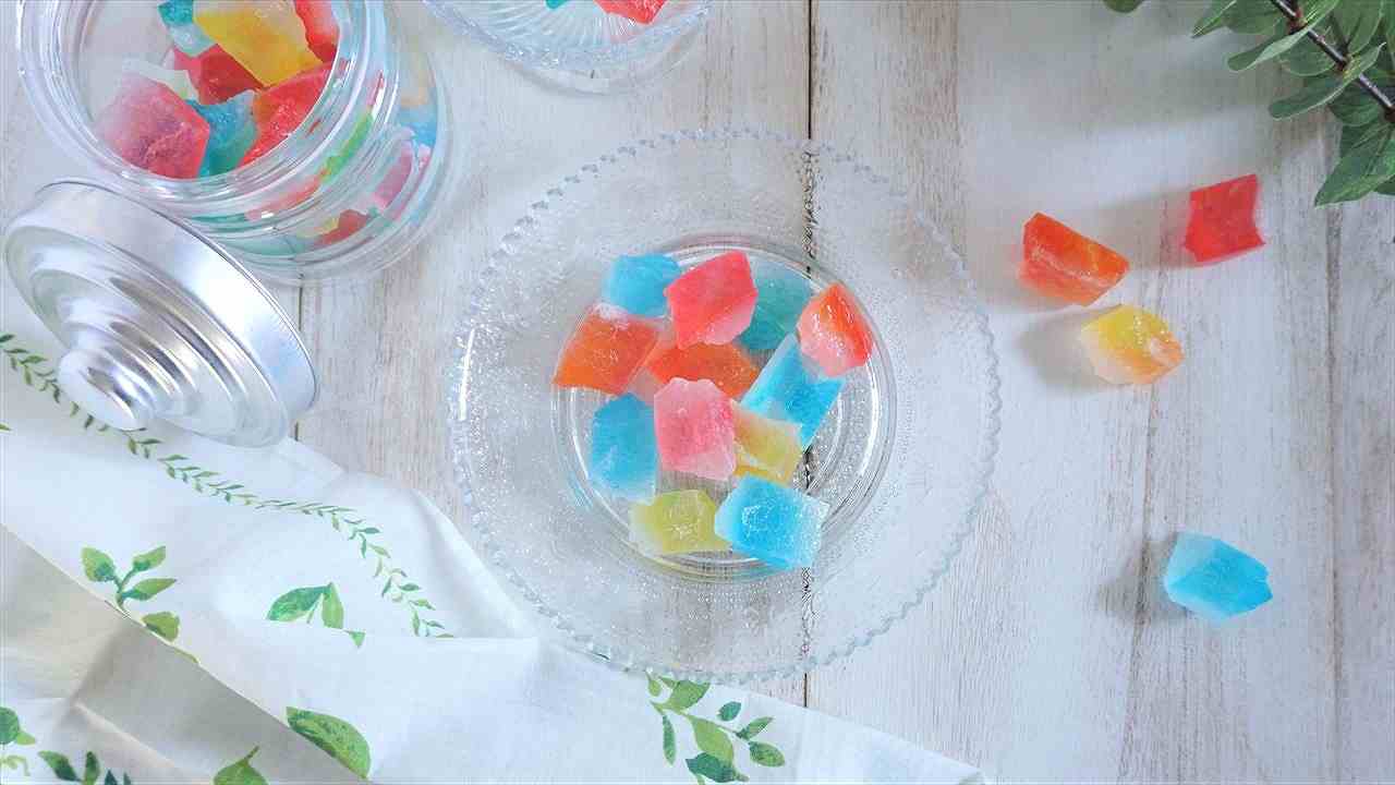 琥珀糖の作り方食品乾燥機で時短簡単レシピ - ラボネクト株式会社-食品乾燥機や粉砕機、加工機器の販売