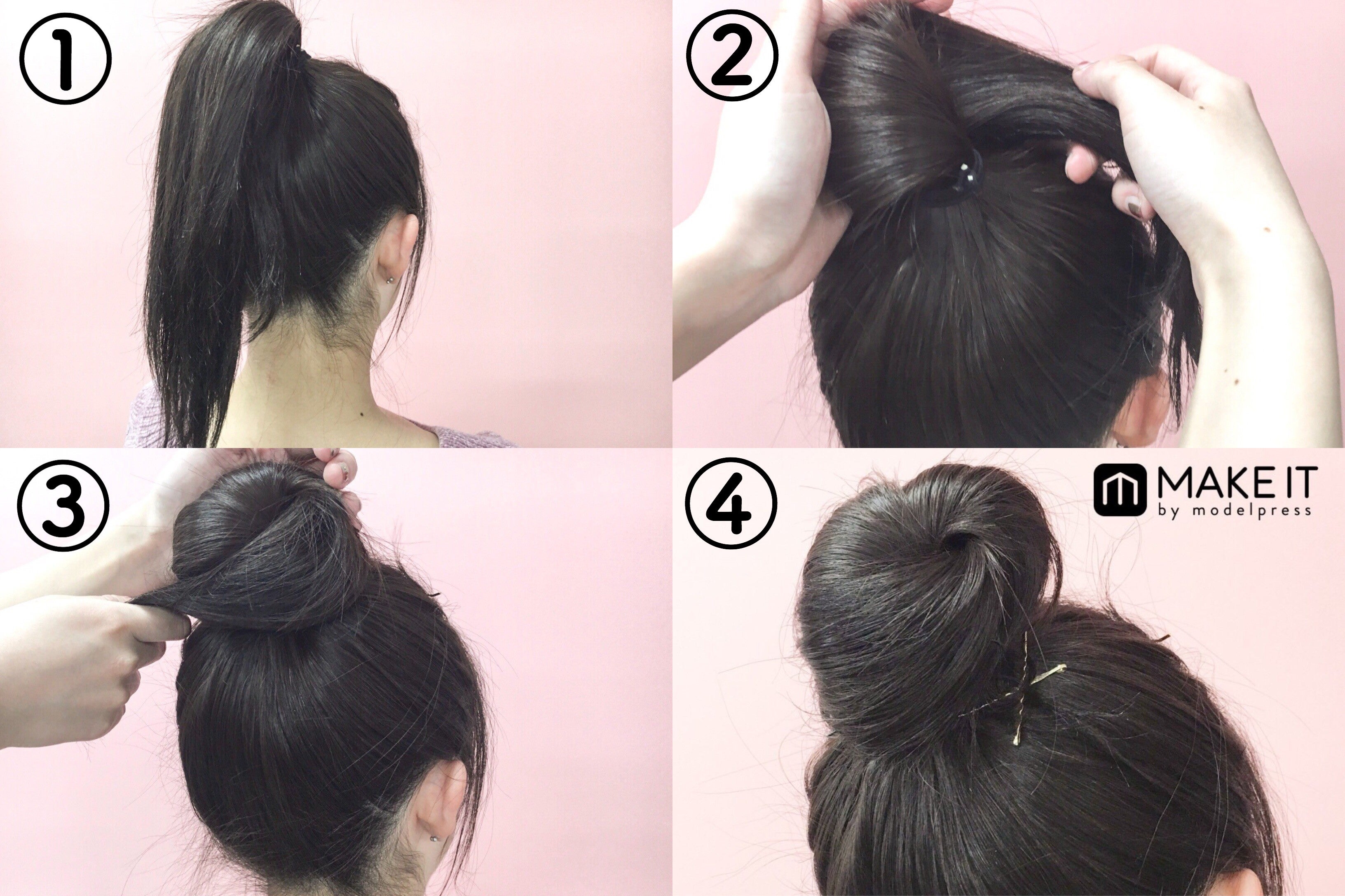 30秒で作れるふわふわお団子ヘアアレンジ ピンなし&レイヤー向け