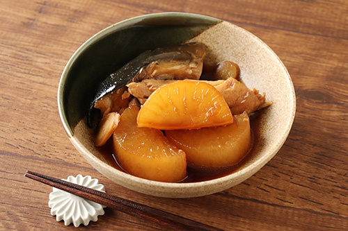 夕食おかず｢ぶり大根｣｡だしが染み込み旨いわんまいる公式ブログ