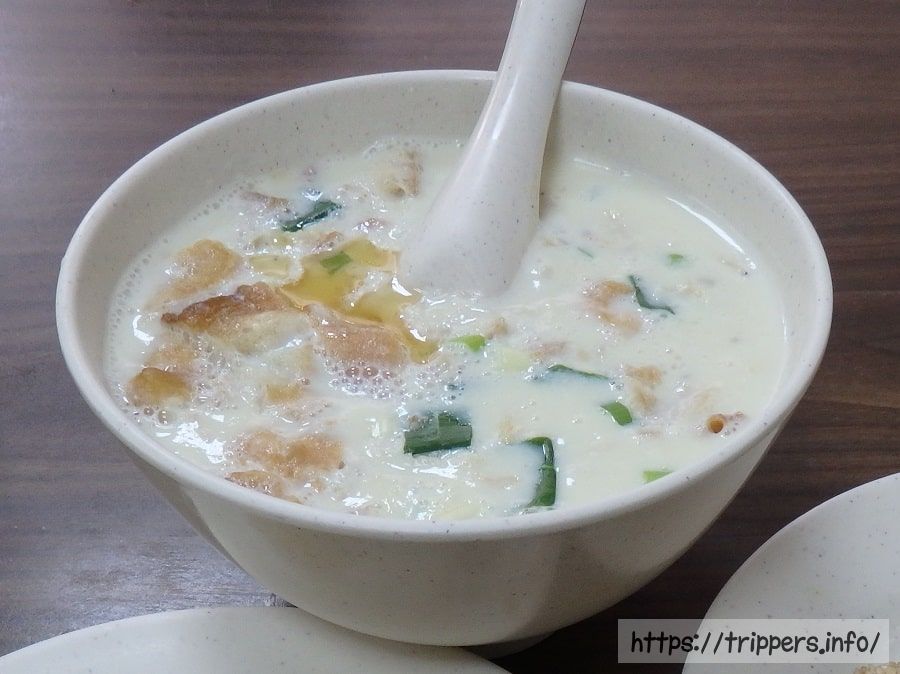 台湾の朝食 鹹豆漿 シェントウジャン 豆乳スープ レシピエスニック料理ブログ