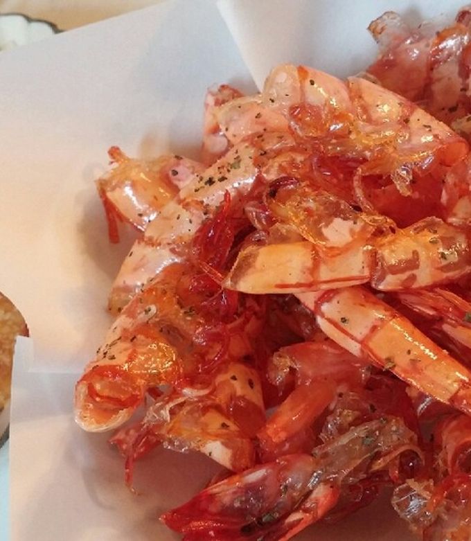 赤海老を使った海老油と、副産物の「赤海老の殻の素揚げ」野郎飯:レシピ グルメレビュ