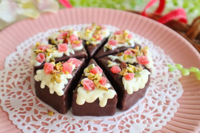 市販のクッキーでバレンタインチョコ♡