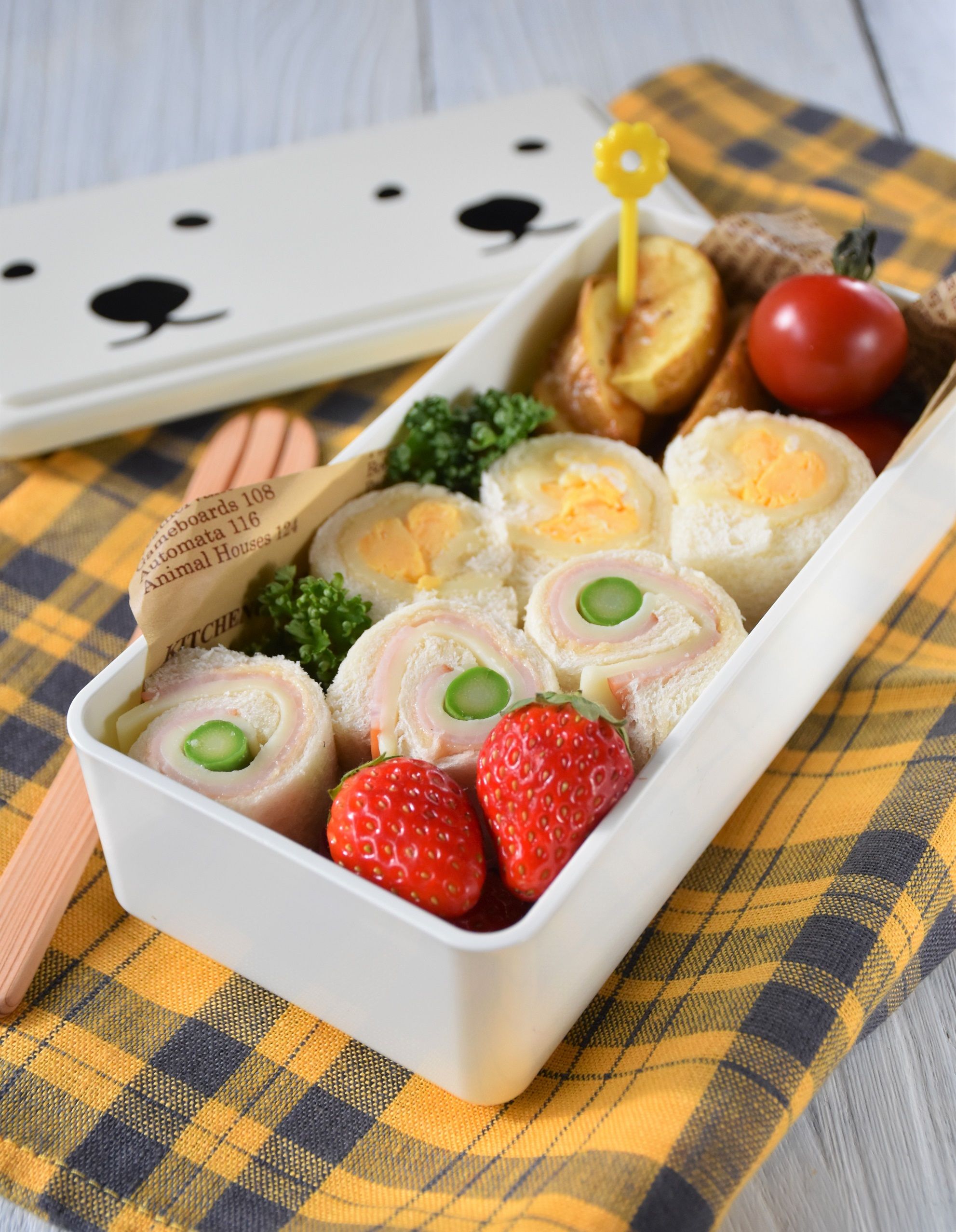 遠足サンドイッチ弁当＆さつま芋とかぼちゃのころころコロッケ。気まぐれキッチン andante