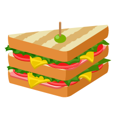 焼きそばパンのイラスト商用OKの無料イラスト素材サイト ツカッテ