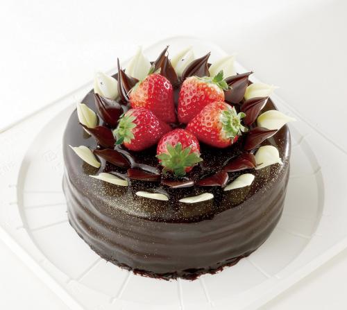 デコ盛りチョコケーキ