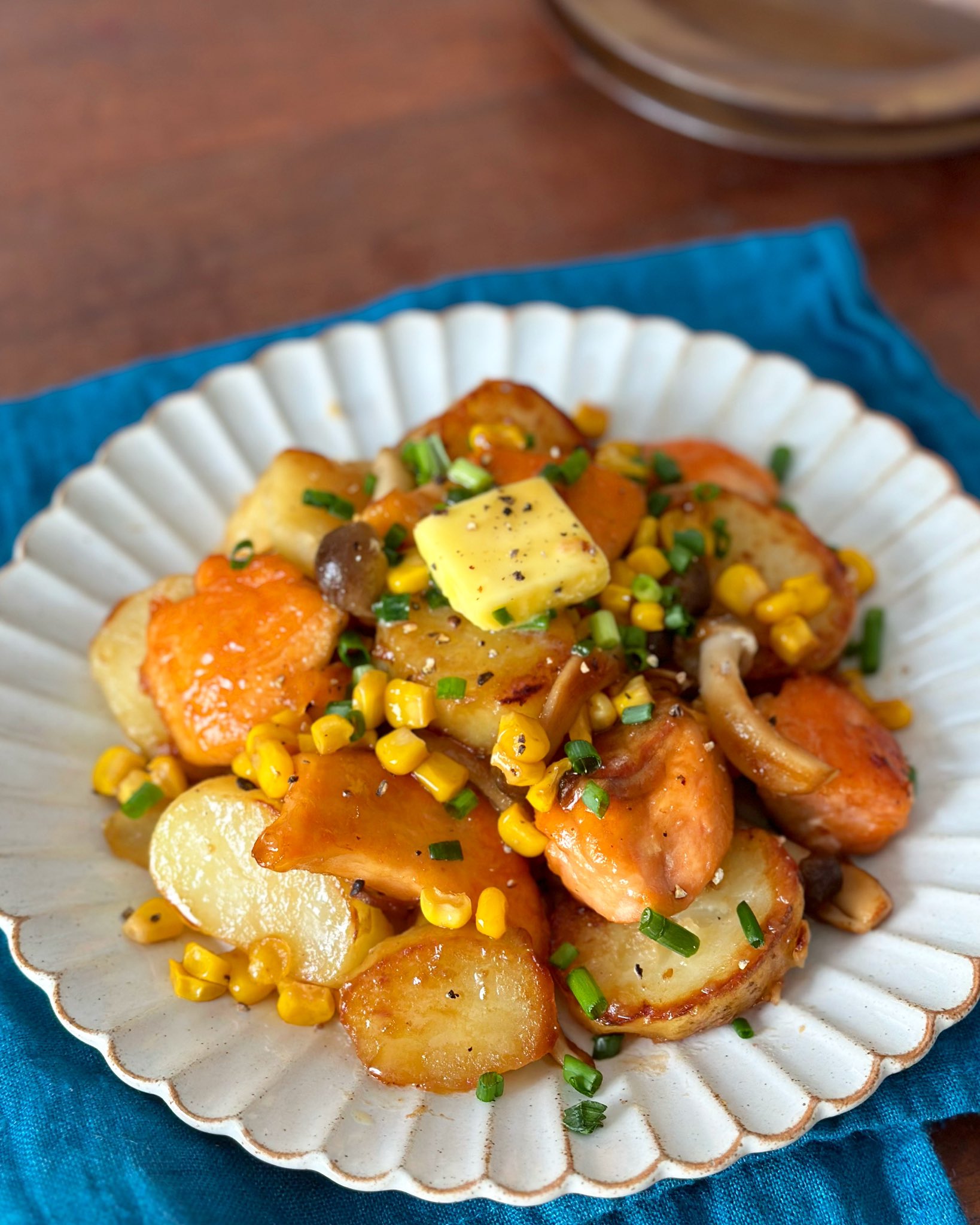 簡単おすすめ！魚レシピ 鮭とじゃがいものこんがりマヨソースの画像