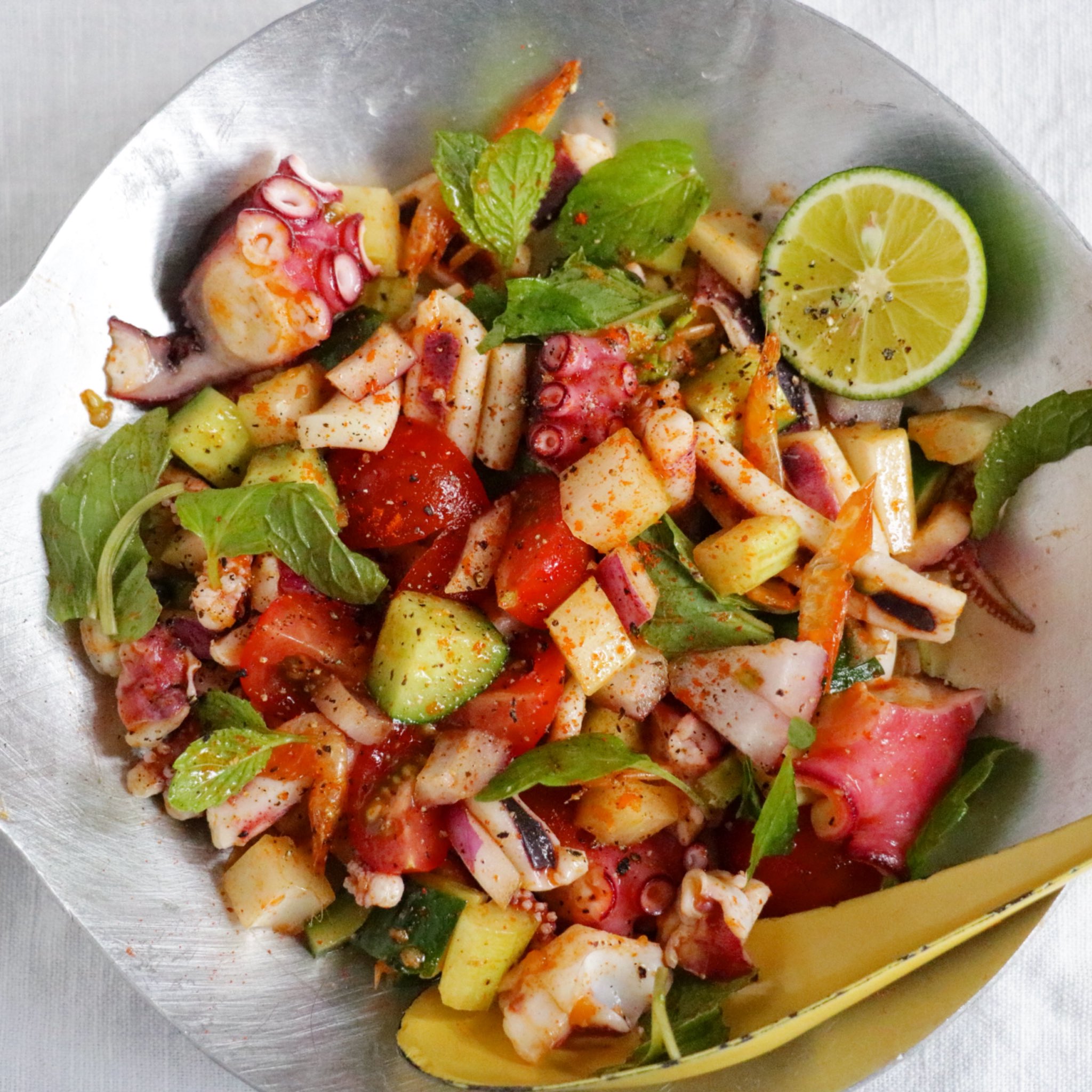 お家で作れる 「タコとシトラスのセビーチェ」の作り方 佐藤 絵里子- クスパ