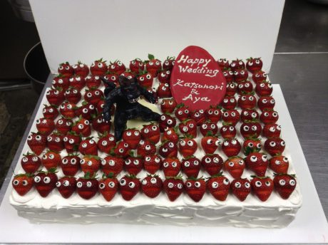 長方形1段イチゴデコレーション-パティスリーシトロン- Citron Weblog -岡山市北区白石