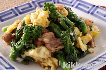 春食材にチャレンジ♪ 菜の花の春色ぺペロンチーノほしママレシピ ～おしゃれに おうちごはん ～ ○第九回○ - コラムWOMO