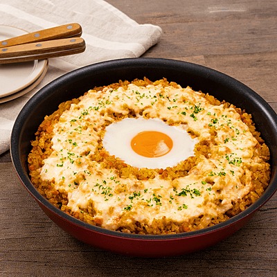 卵とろり＆クリーミー♩焼きカレードリア