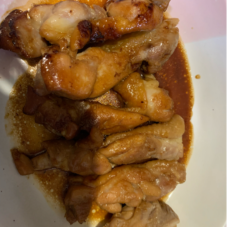 甘酢オニオン照り焼きチキン