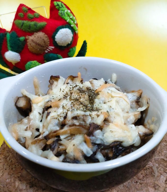 簡単 舞茸のパルメザンチーズ焼き