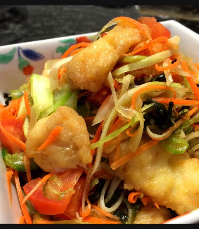 白身魚 バサ の南蛮漬け