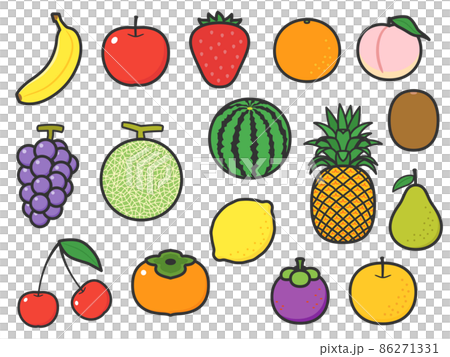 リアルな果物イラスト素材無料素材ならフリービーAC