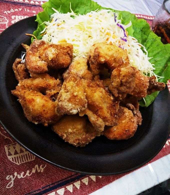 米粉でサックリ♪ ジューシー唐揚げ