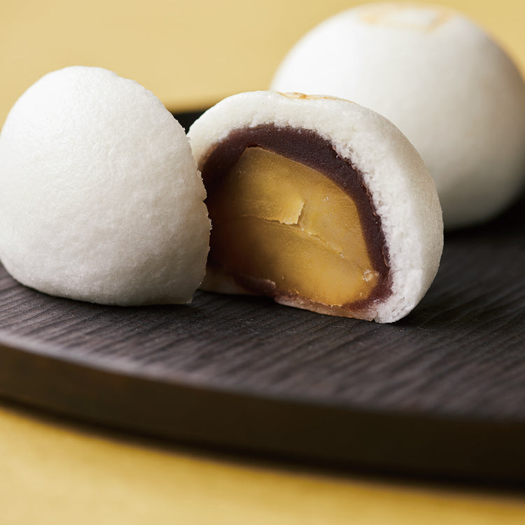 ご自宅用 餅まんじゅう 6個入簡易箱◇ 小倉餡2・手芒餡2・抹茶餡2 : 和菓子「明月菓寮」京都の煎餅 せんべい あられ・おかき専門店通信販売小倉山荘