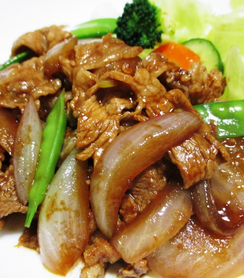 なすの甜麺醤あえ