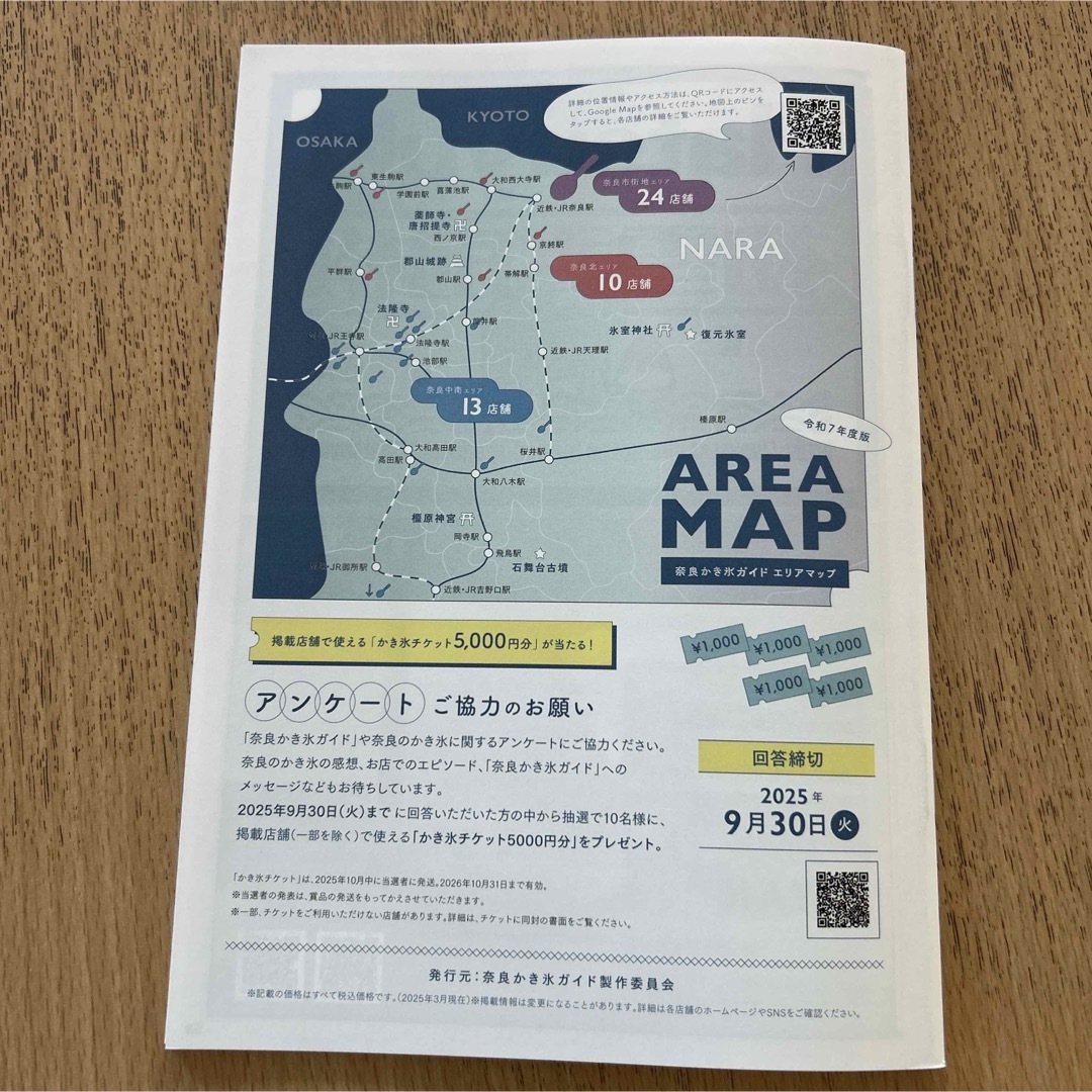 奈良倶楽部通信 part:II: 奈良かき氷ガイド＊