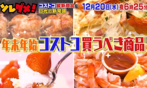 ソレダメ！ コストコ常連リピ買い＆カリスマ女優が巡る年末年始おすすめ商品SPTVO テレビ大阪