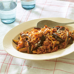 ワンパンごはん とろとろなすとひき肉のボロネーゼご飯