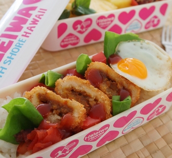 市販のミートボールで簡単8分 ロコモコ丼弁当battymamaの節約しても美味しいお弁当 ばってぃーまま＠♪Snapdish スナップディッシュID:jf8yea