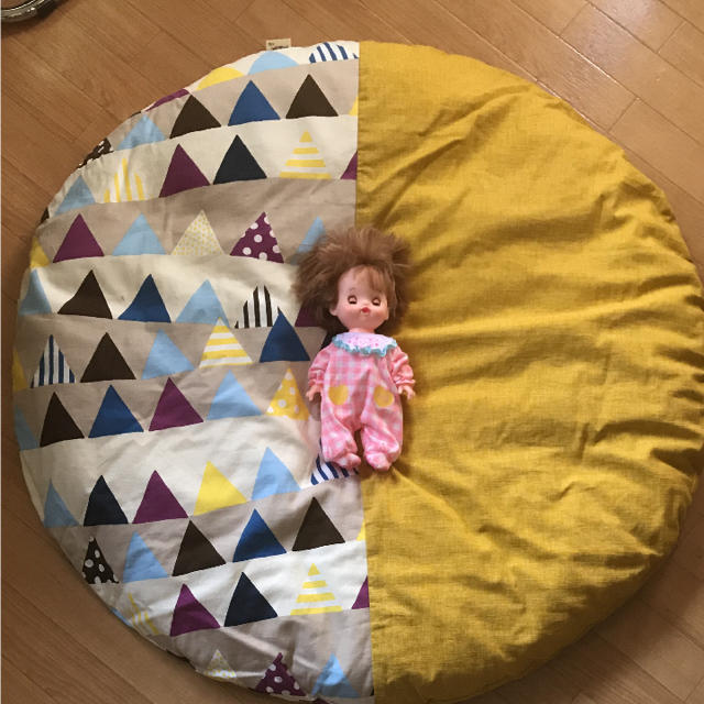 楽天市場カバー単品 せんべい座布団カバー 100cm対応 洛中高岡屋 日本製 京都職人仕立て 洗濯機で洗える 丸型 円形 クッション用フロアクッション ベビーマット お昼寝マット カバーのみ 洗い替え用 取り替え簡単 衛生的 おしゃれ 選べるデザイン インテリアに