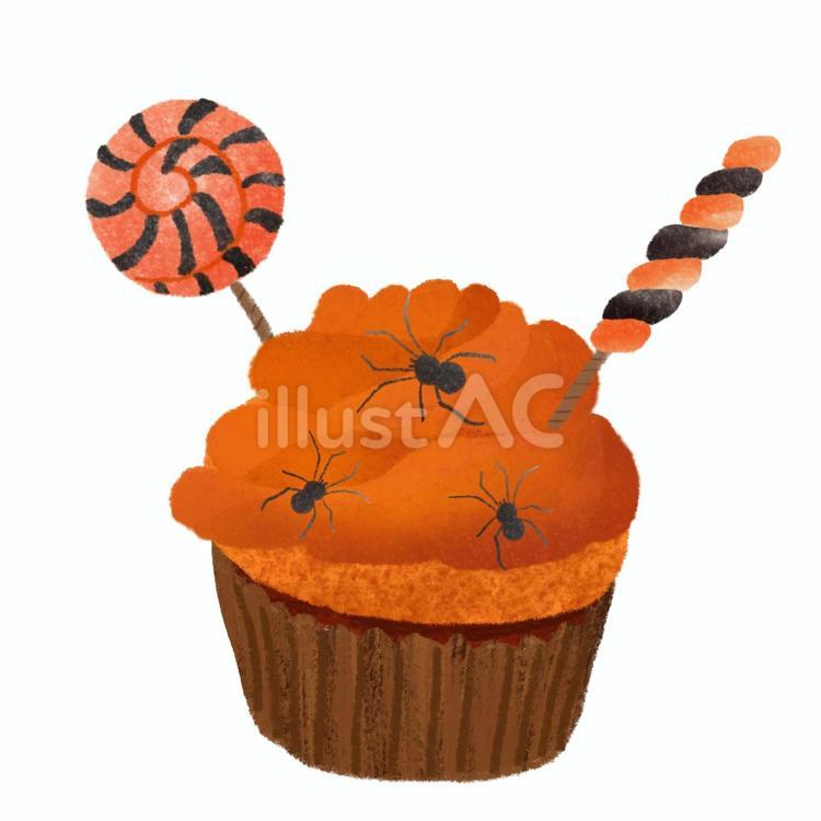 ハロウィンなカップケーキイラスト - No: 2193617無料イラスト・フリー素材なら「イラストAC」