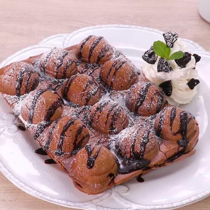 HMで簡単☆アメリカンワッフルクラシル