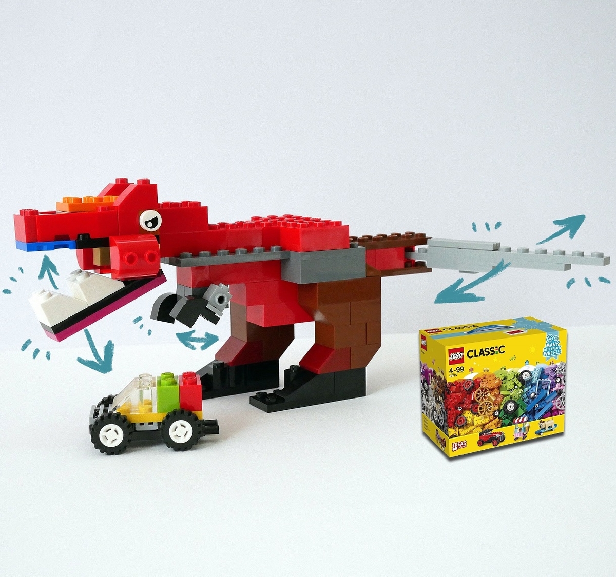 レゴクラシック10698レシピ 家🏠 作り方まとめ