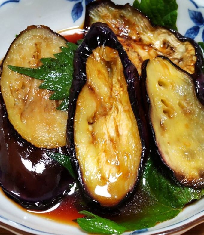 なすの煮びたし 本つゆ めんつゆ 使用