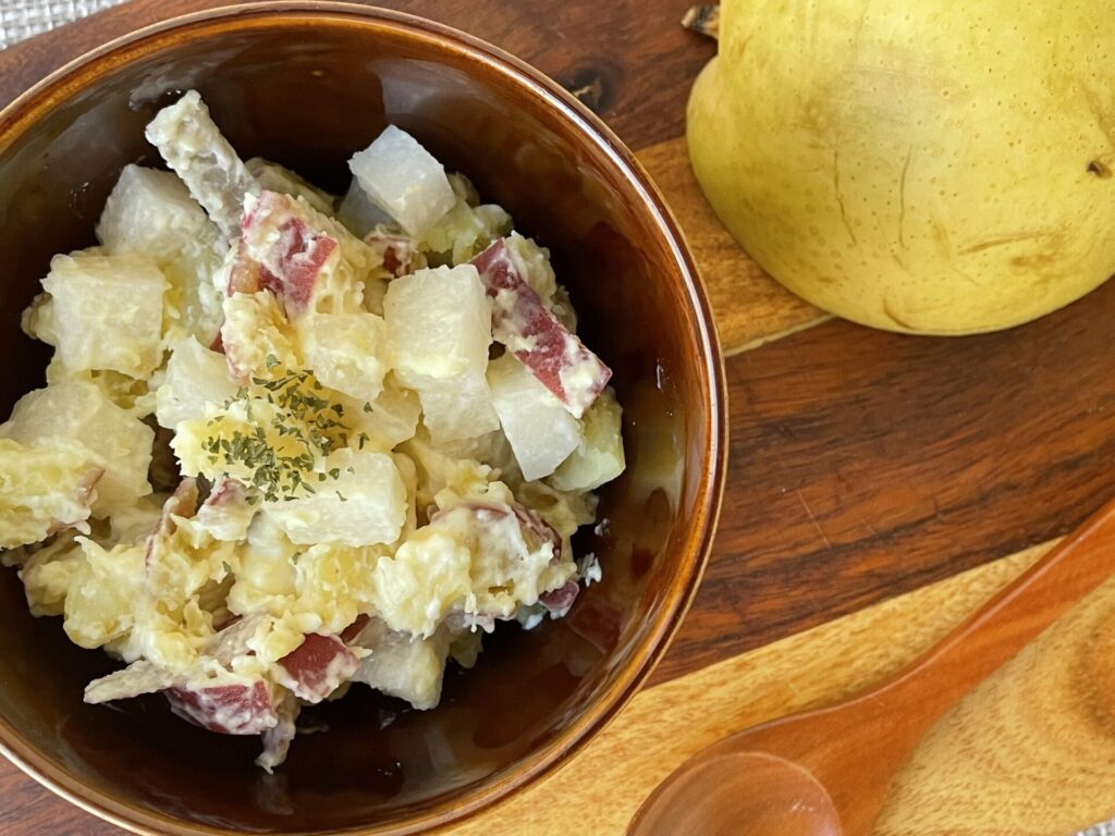 デパ地下超え⁉︎ さつまいもとクリームチーズサラダレシピサイトNadia