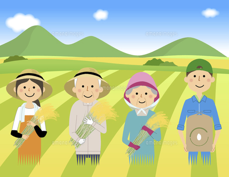 笑顔のお米 イラスト素材1010148- フォトライブラリ