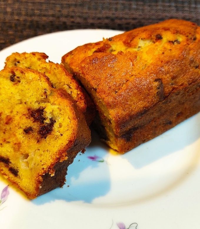 バナナケーキ 小麦粉 ベーキングパウダーなしTikTok