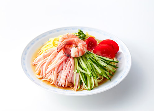 冷やし中華の無料イラストフリーイラスト素材集 ジャパクリップ