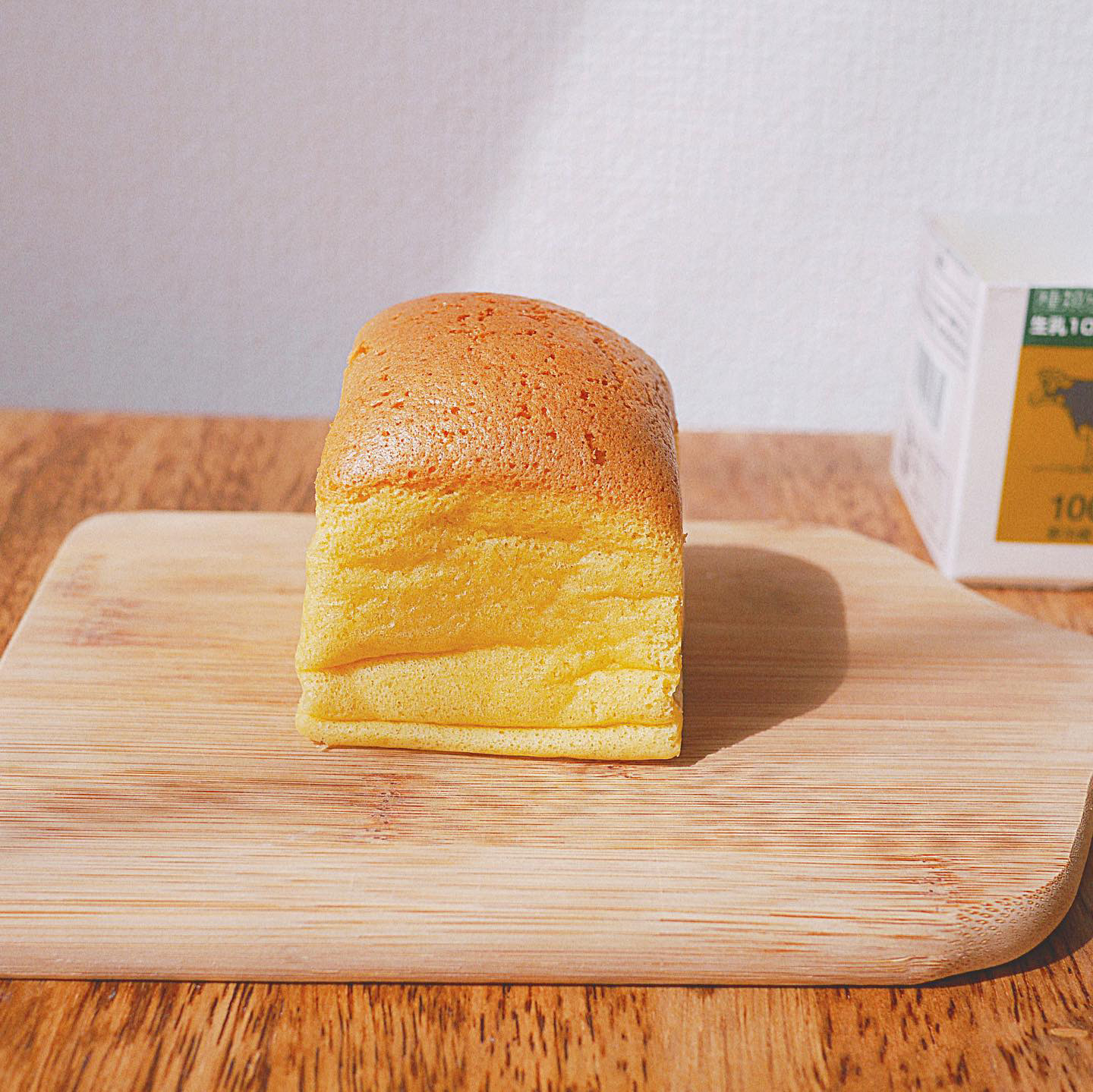 低糖質ダイエット 卵1個分！ふわっふわの台湾カステラ牛乳パックで型不要スフレカステラ