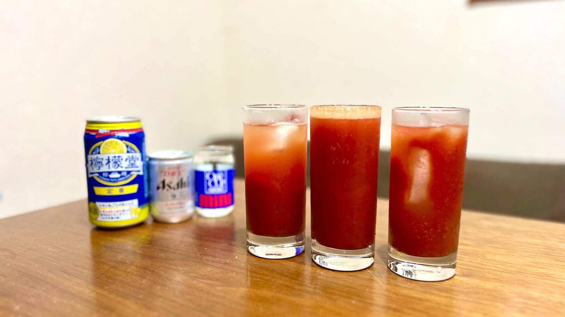 トマトサワー気分でトマトニックジュース