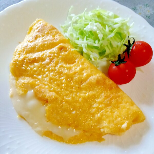 とろーり明太チーズ入り ふわふわオムレツ