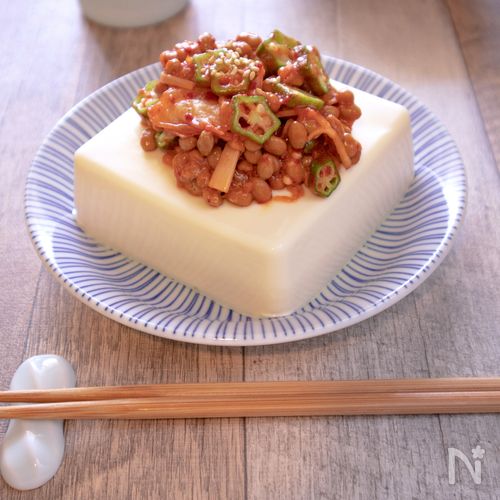 キムチ冷奴 - おいしい韓国