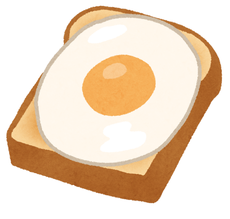 目玉焼きとソーセージのイラスト無料のフリー素材 イラストエイト