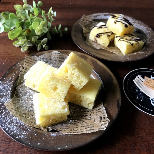 バレンタインに レンジで濃厚しっとり！生チョコケーキキューブ