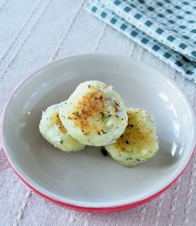 離乳食・後期 しらすブロッコリーご飯お焼き