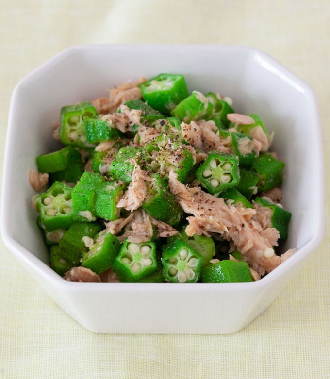 ☆止まらない！！無限オクラ☆5分で作る爆速おつまみ